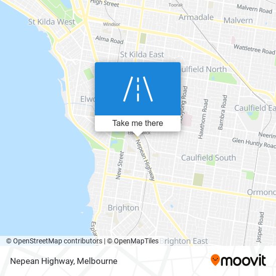 Nepean Highway map