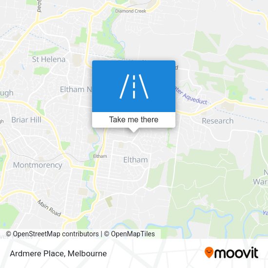 Ardmere Place map