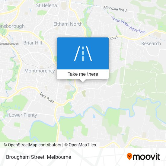 Brougham Street map