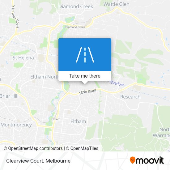 Clearview Court map