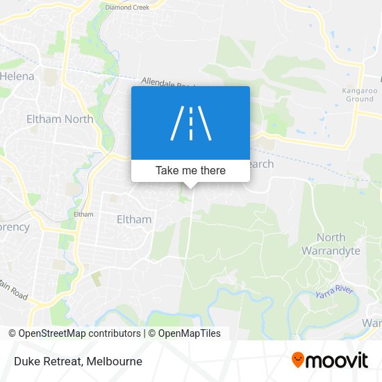 Duke Retreat map