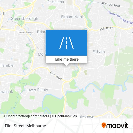 Flint Street map
