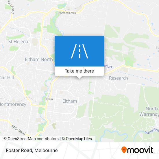 Foster Road map