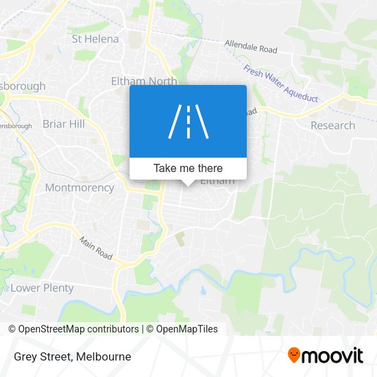 Grey Street map