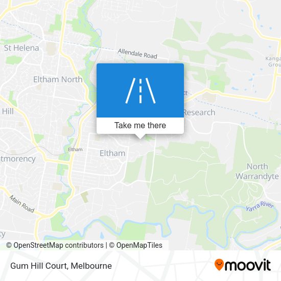 Gum Hill Court map