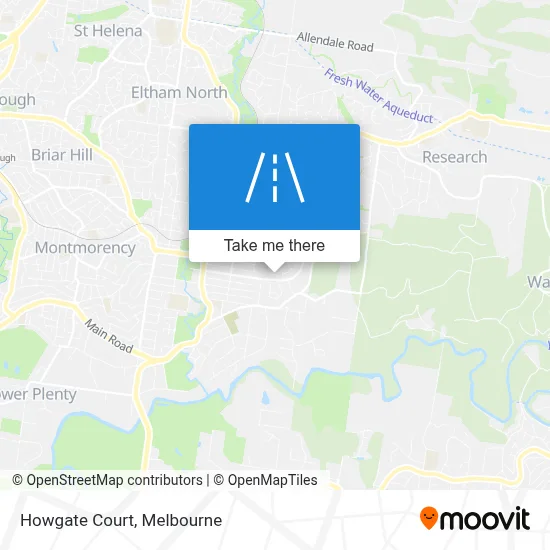 Mapa Howgate Court