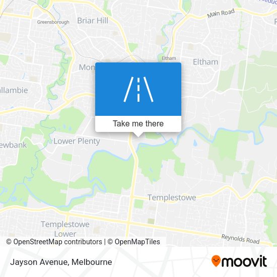 Jayson Avenue map