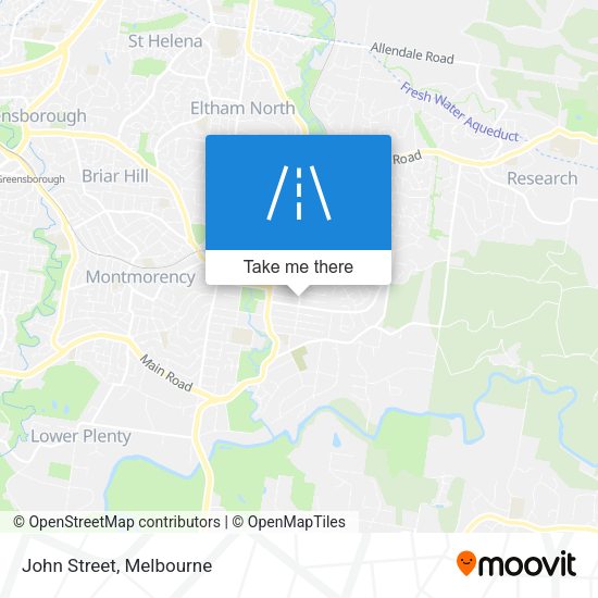 John Street map