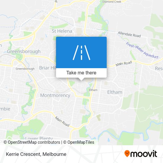 Kerrie Crescent map