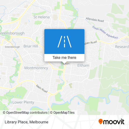 Library Place map