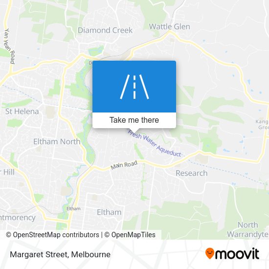 Margaret Street map
