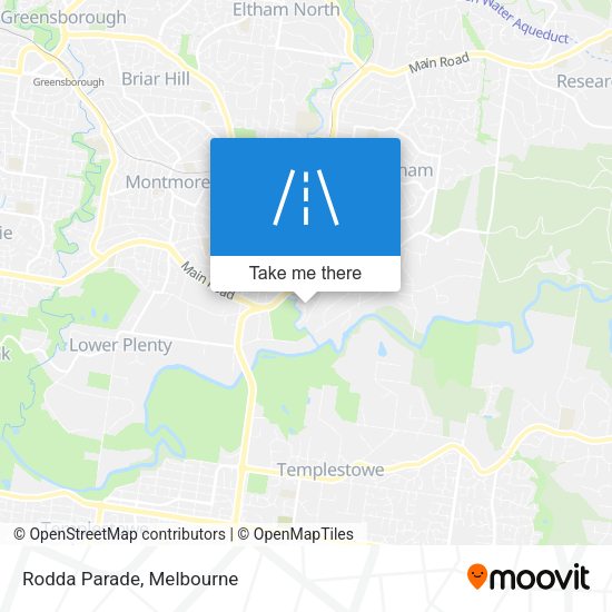 Rodda Parade map