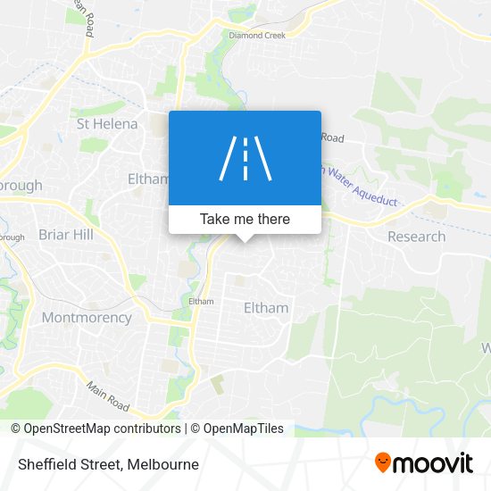 Sheffield Street map