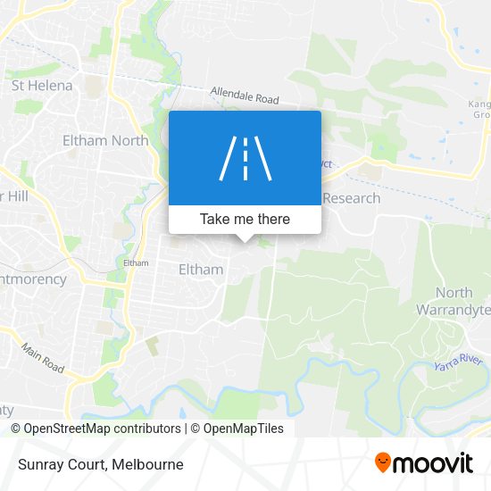 Sunray Court map