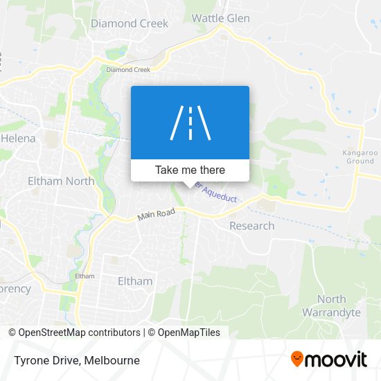 Tyrone Drive map