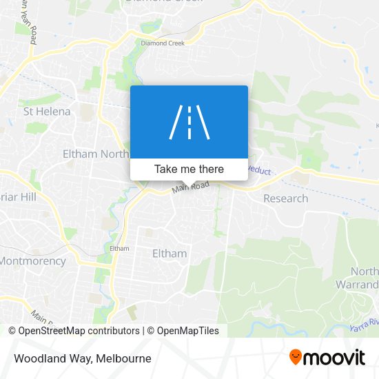 Woodland Way map