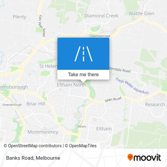 Banks Road map