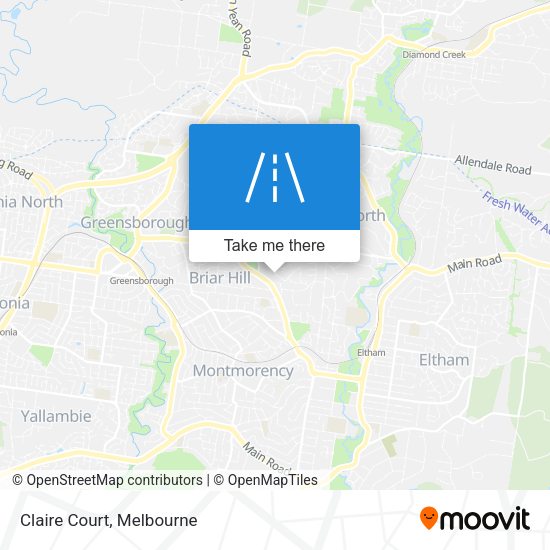 Claire Court map