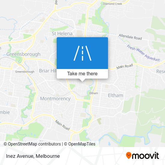 Inez Avenue map