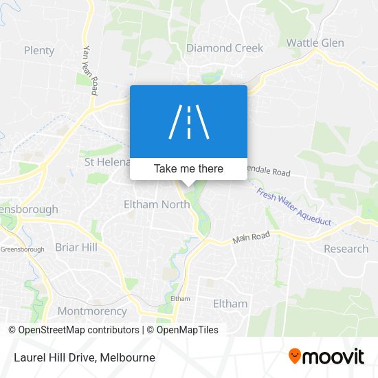 Laurel Hill Drive map