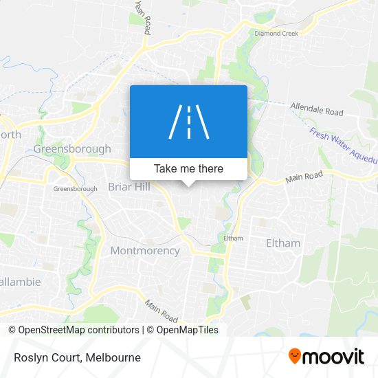 Roslyn Court map