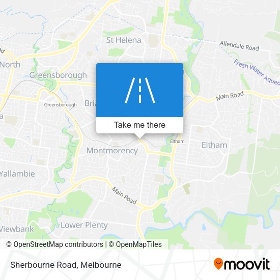 Sherbourne Road map