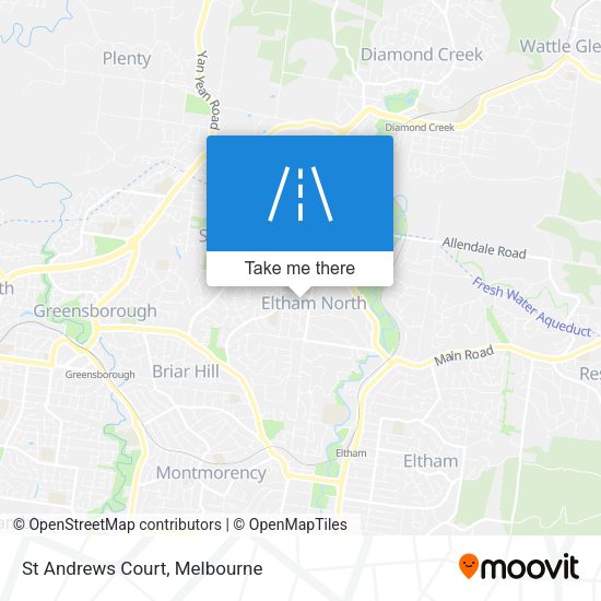 St Andrews Court map