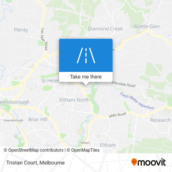 Tristan Court map