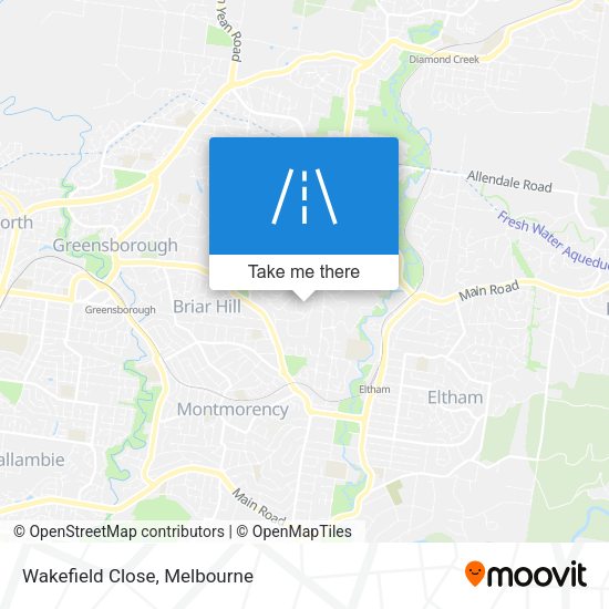 Wakefield Close map