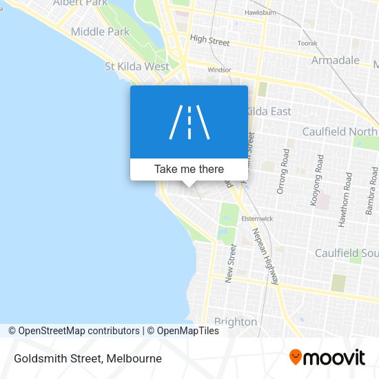 Goldsmith Street map