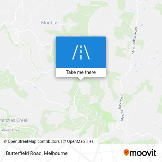 Butterfield Road map