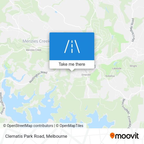Clematis Park Road map