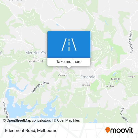 Edenmont Road map