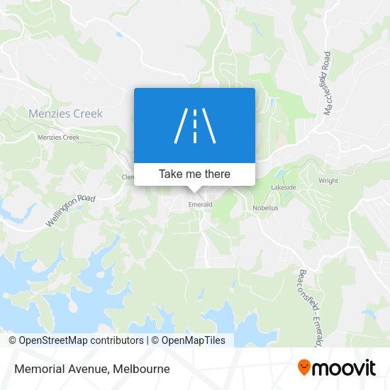 Memorial Avenue map