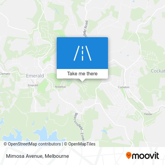 Mimosa Avenue map