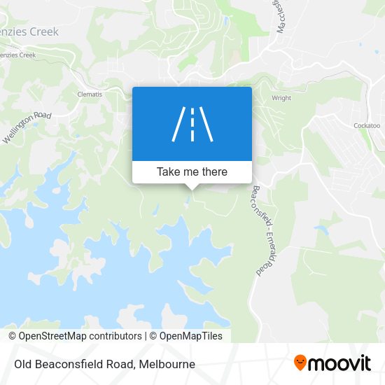 Old Beaconsfield Road map