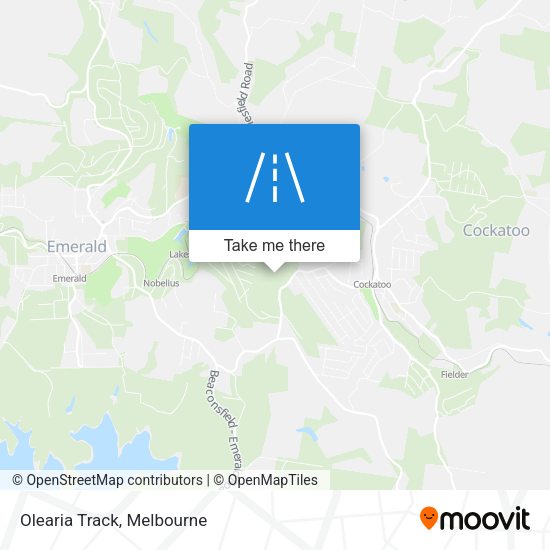 Olearia Track map