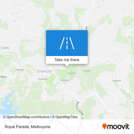 Royal Parade map