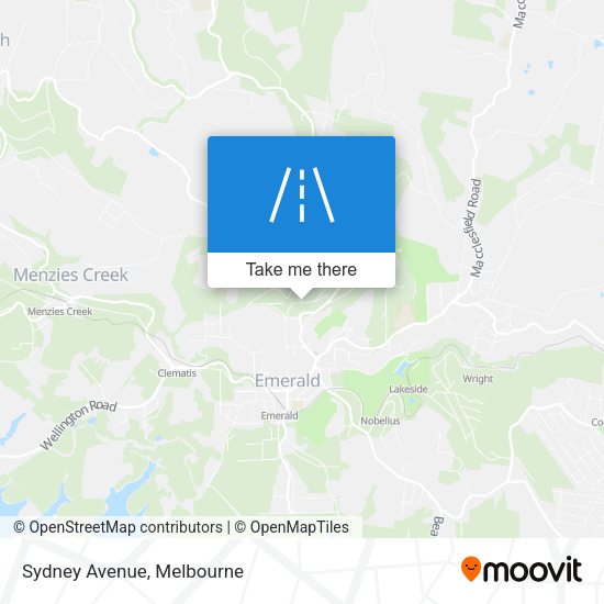 Sydney Avenue map