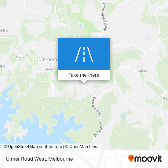 Ulmer Road West map