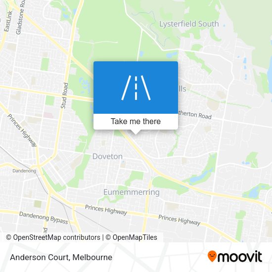 Anderson Court map