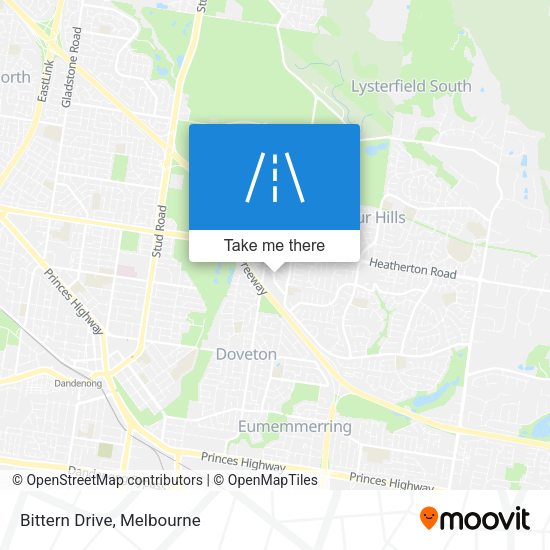 Bittern Drive map
