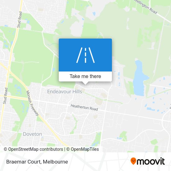 Braemar Court map