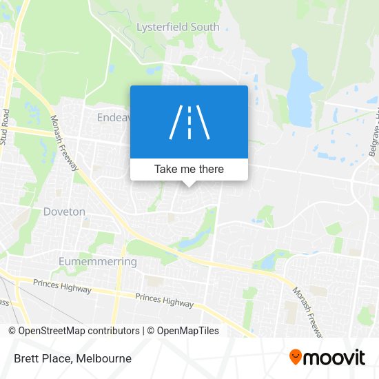 Brett Place map