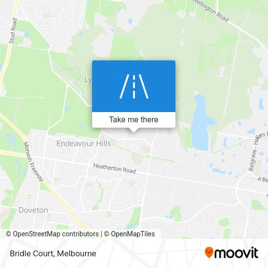 Bridle Court map