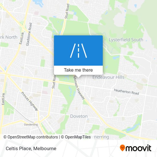 Celtis Place map