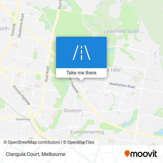 Clangula Court map