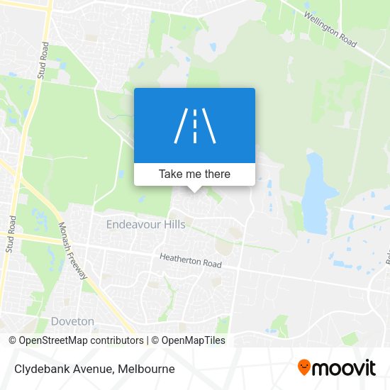 Clydebank Avenue map