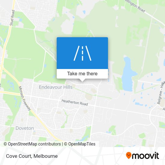 Cove Court map