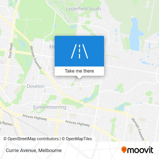 Currie Avenue map